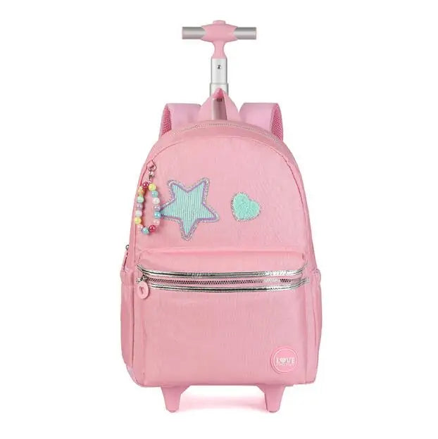 Cartable à Roulette 2 Compartiments Lunch Box Set