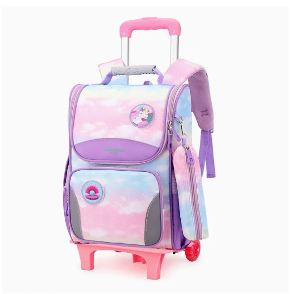 Cartable à Roulette CE2 CM1 CM2 45cm Mixte