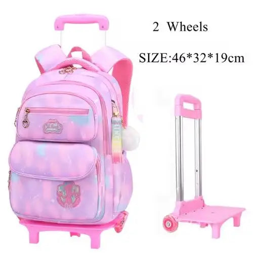 Cartable à Roulette Chipie 42cm Compact Léger Fille