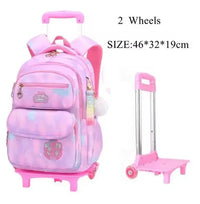 Cartable à Roulette Chipie 42cm Compact Léger Fille