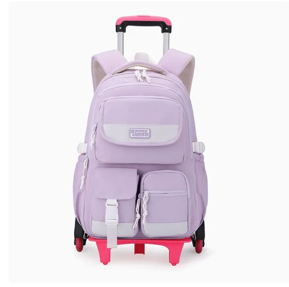 Cartable à Roulette Garçon 48cm Oxford Résistant