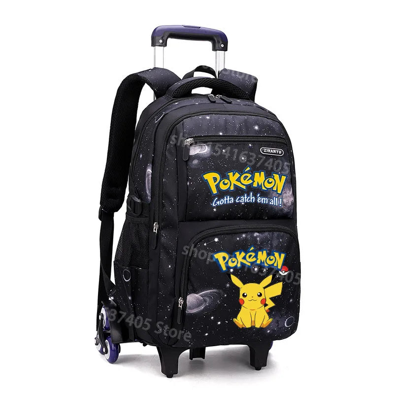 Cartable à Roulette Pokémon 43cm Pikachu Compact