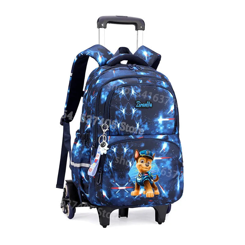 Cartable à Roulette Pat Patrouille 45cm Chiots Set 3 Pièces