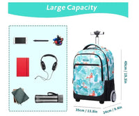 Cartable à Roulette Lycee Adulte 49cm Ordinateur Sécurisé