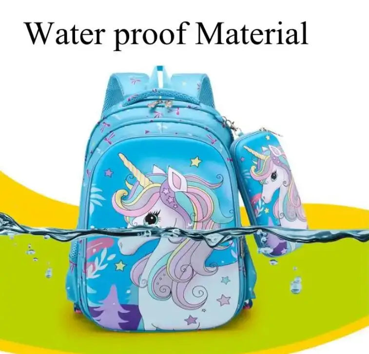 Cartable à Roulette Licorne 48cm Filles