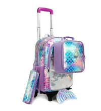 Cartable à Roulette 25L Polyester Imperméable Set