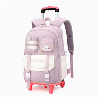 Cartable à Roulette Collège 53cm Polyvalent Oxford