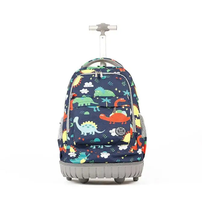 Cartable à Roulette Dinosaure 44cm Imperméable Set