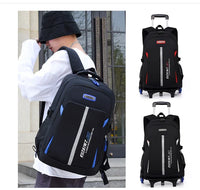 Cartable à Roulette Garçon 50cm Chariot Détachable