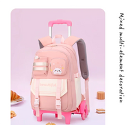 Cartable à Roulette Collège 53cm Polyvalent Oxford
