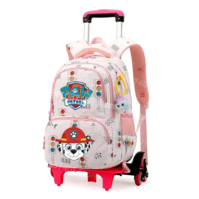 Cartable à Roulette Chiots Sauveteurs Grande Capacité