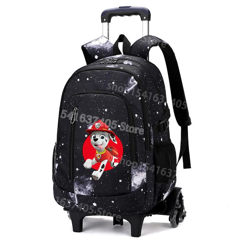 Cartable à Roulette Pat Patrouille 52cm 2 en 1 Monte-Escaliers