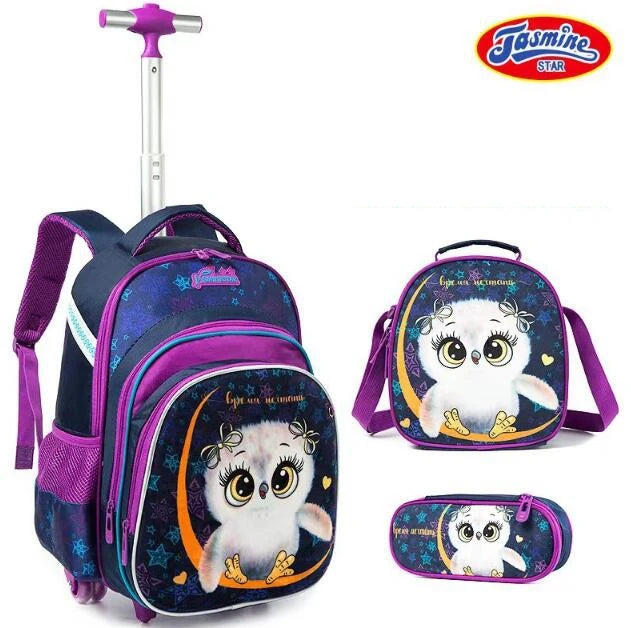 Cartable à Roulette Petit 35cm Ultra Compact Set