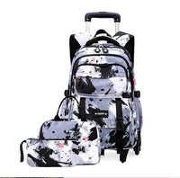 Cartable à Roulette Collège 50cm Set Lunch Bag