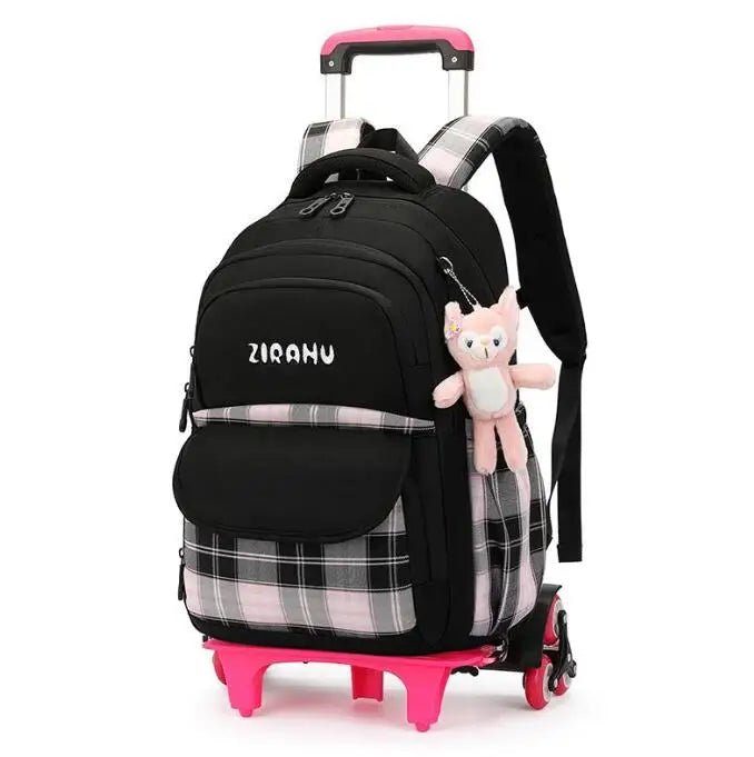 Cartable à Roulette 2 Compartiments Compact Oxford Mixte