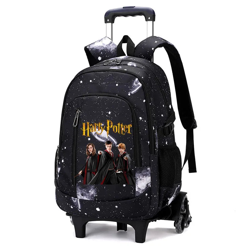 Cartable à Roulette Sorcier 6 Roues Compartiment Laptop Monte-Escaliers