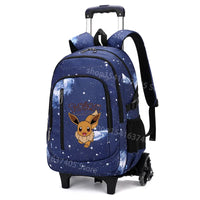 Cartable à Roulette Pokémon 50cm 2 en 1 Ciel Étoilé