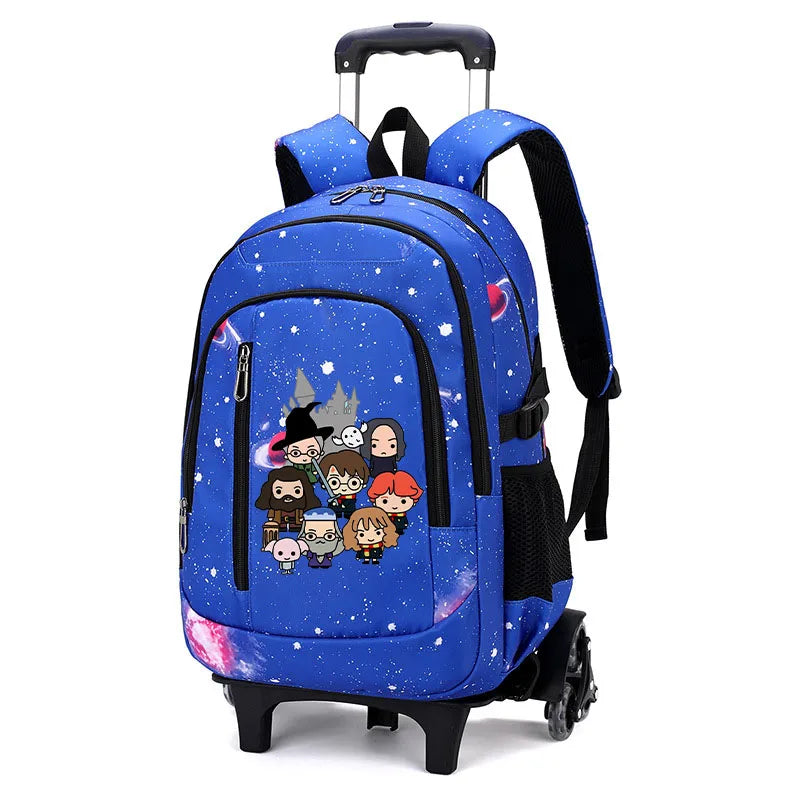 Cartable à Roulette Sorcier 6 Roues Compartiment Laptop Monte-Escaliers