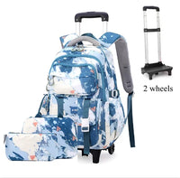 Cartable à Roulette Collège 50cm Set Lunch Bag