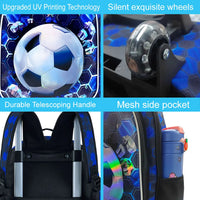 Cartable à Roulette Football 42cm Compact
