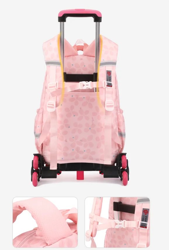 Cartable à Roulette Collège 53cm Format Généreux Oxford