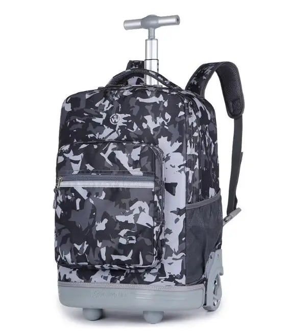 Cartable à Roulette 25L Compact Pratique Oxford