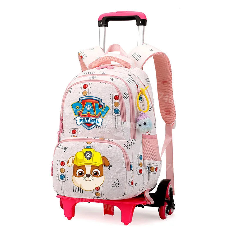 Cartable à Roulette Chiots Sauveteurs Grande Capacité