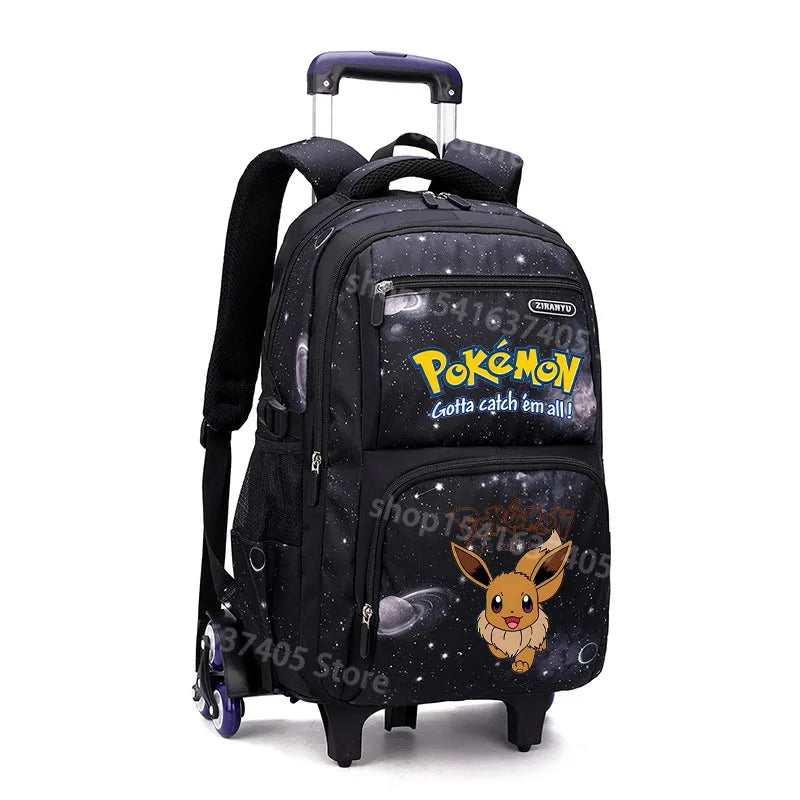 Cartable à Roulette Pokémon 43cm Pikachu Compact