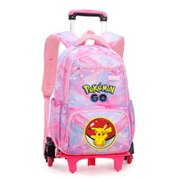 Cartable à Roulette Pokémon 48cm 6 Roues Waterproof