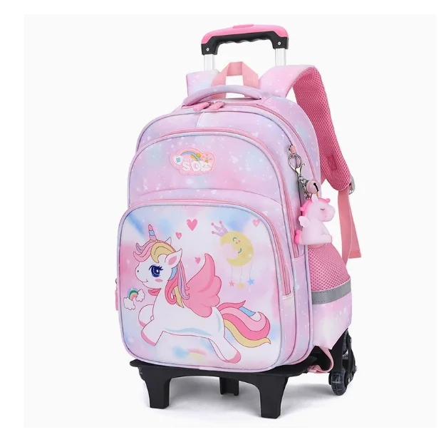 Cartable à Roulette Licorne 42cm 6 Roues