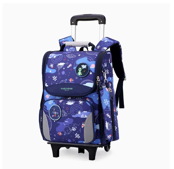 Cartable à Roulette CE2 CM1 CM2 45cm Mixte