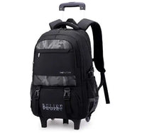 Cartable à Roulette Garçon 51cm Grand Format Oxford