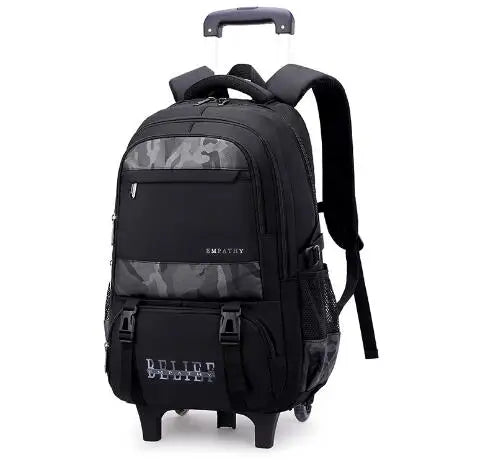 Cartable à Roulette Garçon 51cm Grand Format Oxford