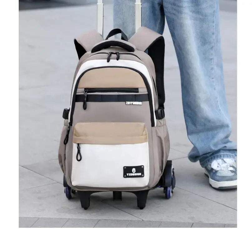 Cartable à Roulette CE2 CM1 CM2 47cm Compact
