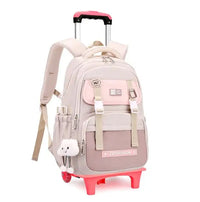 Cartable à Roulette Grand 55cm Très Grande Capacité