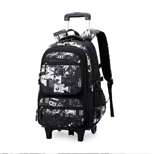 Cartable à Roulette Collège 53cm Léger Oxford