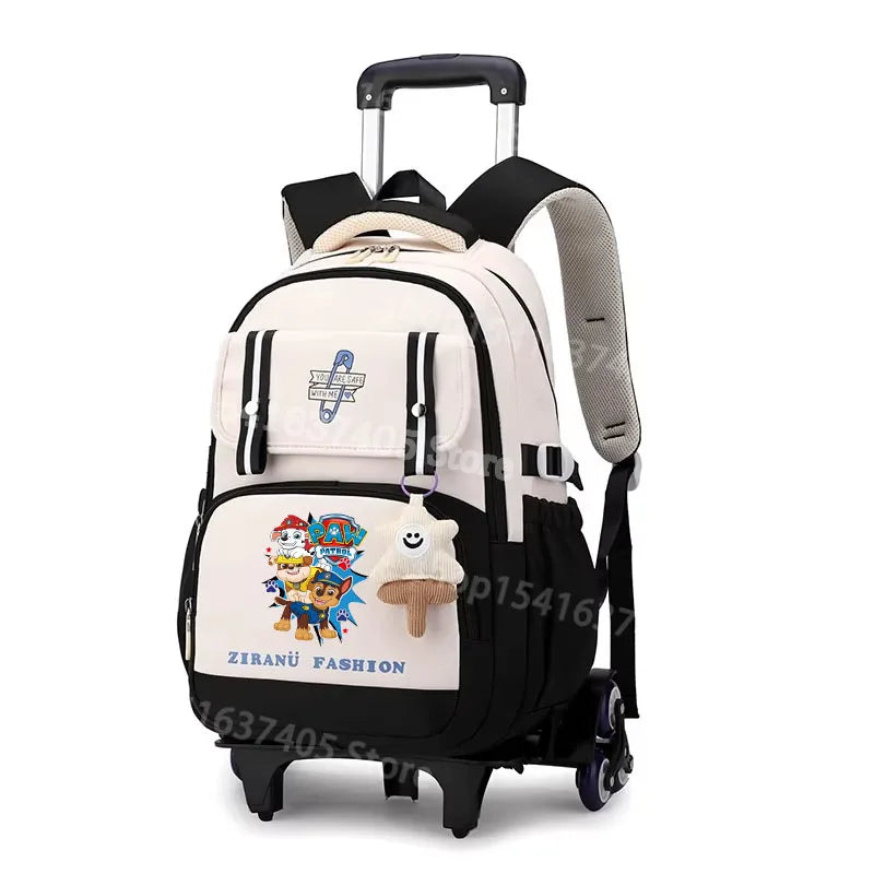 Cartable à Roulette Pat Patrouille 6 Roues Lavable