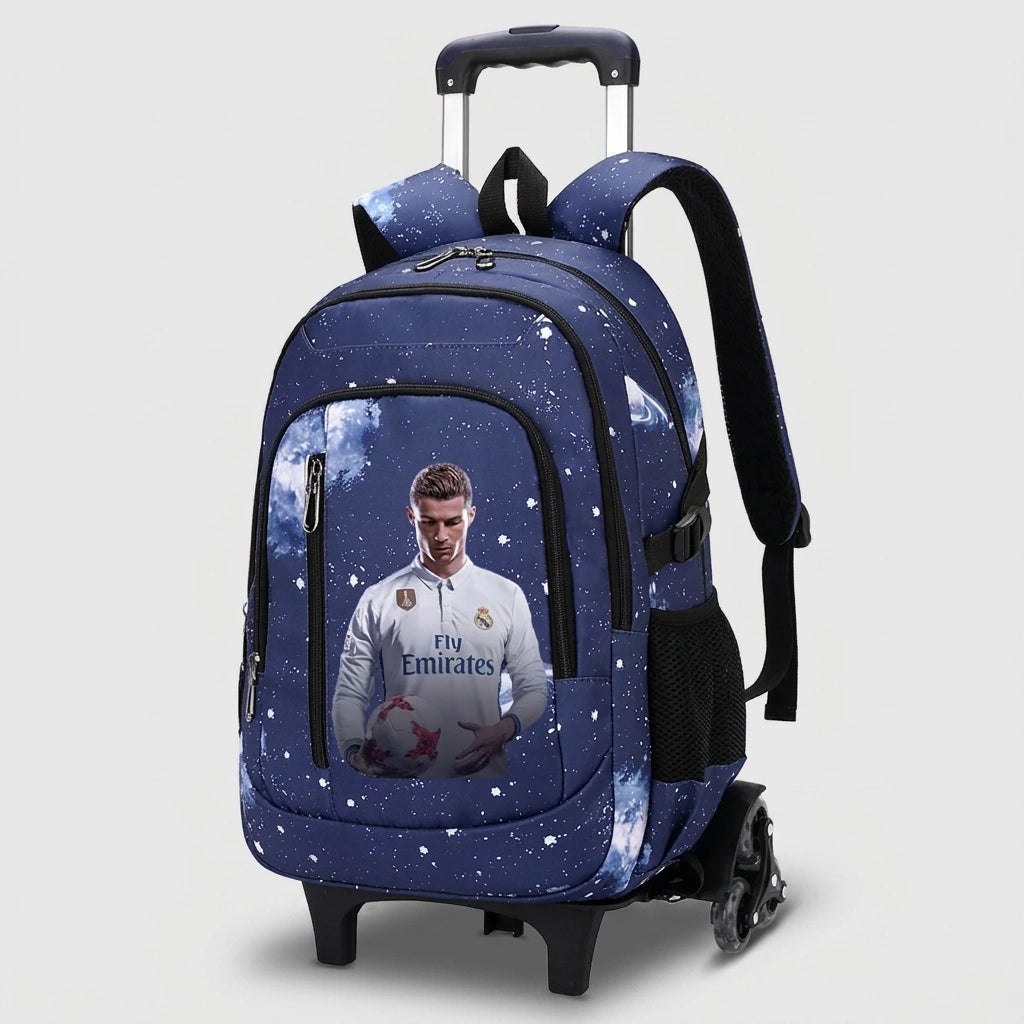 Cartable à Roulette Football 48cm Nylon