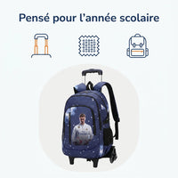 Cartable à Roulette Football 48cm Nylon