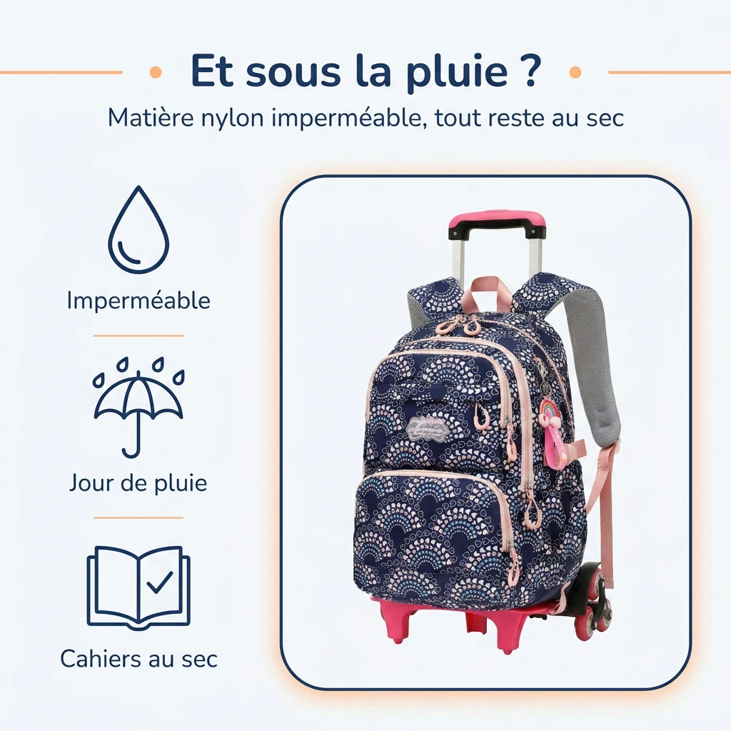 Cartable à Roulette Grand 52cm Oxford