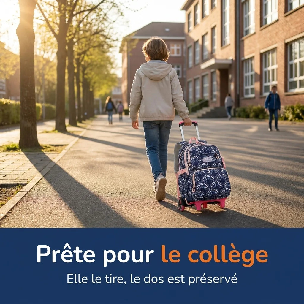 Cartable à Roulette Grand 52cm Oxford