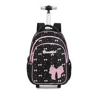 Cartable à Roulette Chipie 45cm Fille Nœuds Set 3 Pièces