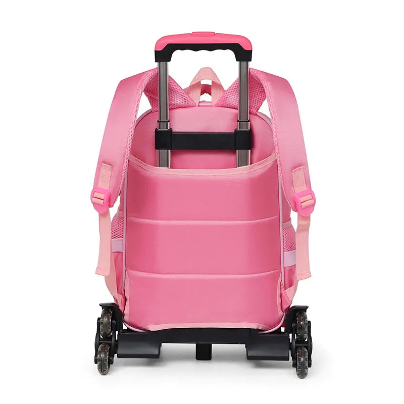 Cartable à Roulette Fille 42cm Set 2 Pièces