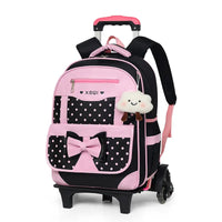 Cartable à Roulette Fille 42cm Set 2 Pièces