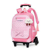 Cartable à Roulette Fille 42cm Set 2 Pièces
