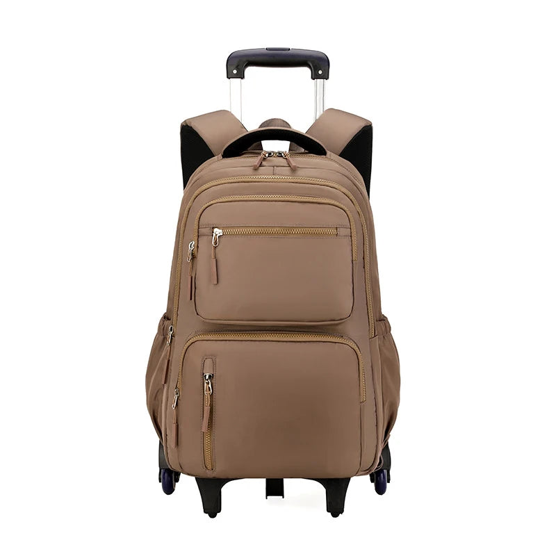 Cartable à Roulette Garçon 48cm Grande Capacité