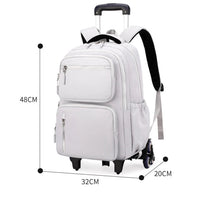 Cartable à Roulette Garçon 48cm Grande Capacité