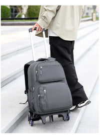 Cartable à Roulette Garçon 48cm Grande Capacité